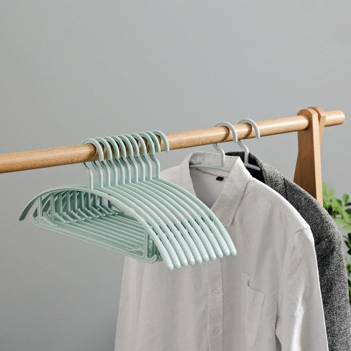 Plastic Hangers Non-Slip Clothing Clothes Hanger 10 PCS/Pack