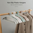 Plastic Hangers Non-Slip Clothing Clothes Hanger 10 PCS/Pack