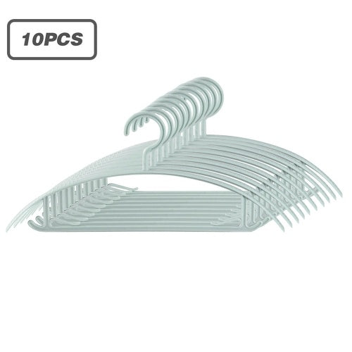 Plastic Hangers Non-Slip Clothing Clothes Hanger 10 PCS/Pack