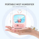 Colorful Mist Humidifier Diffuser Portable Cute Animals TV Shaped Night Light Quiet Humidifier