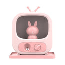 Colorful Mist Humidifier Diffuser Portable Cute Animals TV Shaped Night Light Quiet Humidifier