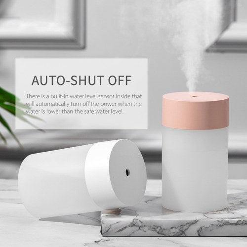 260mL Car Mist Humidifier Diffuser Portable Night Light Quiet Auto-Shut Off Humidifier