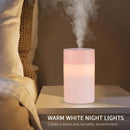 260mL Car Mist Humidifier Diffuser Portable Night Light Quiet Auto-Shut Off Humidifier