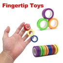 Magnetic Toys Magnetic Ring Toys Children Fingertip Toys Magic Rings Magnetic Bracelets Props Decompression Toys Anxiety Adult Rotating Toys