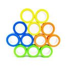 Magnetic Toys Magnetic Ring Toys Children Fingertip Toys Magic Rings Magnetic Bracelets Props Decompression Toys Anxiety Adult Rotating Toys