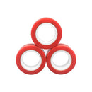 Magnetic Toys Magnetic Ring Toys Children Fingertip Toys Magic Rings Magnetic Bracelets Props Decompression Toys Anxiety Adult Rotating Toys