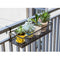 Flower Pot Stand Rack Deck Rail Flowerpot Railing Shelf