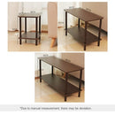 2-Tier End Table Coffee Side Table Nightstand 40*30*42cm