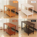 2-Tier End Table Coffee Side Table Nightstand 40*30*42cm