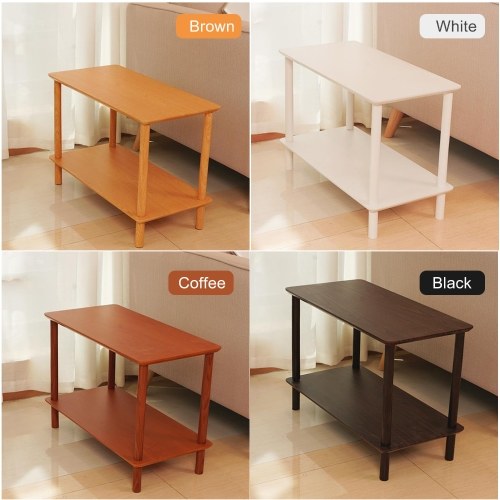 2-Tier End Table Coffee Side Table Nightstand 40*30*42cm