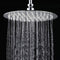 8 Inch Round Rain Showerhead G1/2 High Pressure Shower Head Bathroom Swivel Shower Head Spray Showerhead