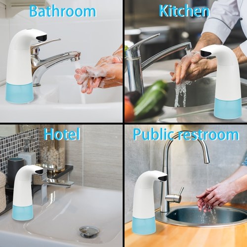 250ml Automatic Foam Soap Dispenser Touchless with Infrared Motion Sensor