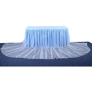 Handmade Tulle Table Skirt Tablecloth Decorative Tableware Cloth