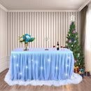 Handmade Tulle Table Skirt Tablecloth Decorative Tableware Cloth