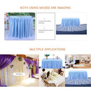 Handmade Tulle Table Skirt Tablecloth Decorative Tableware Cloth