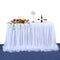 Handmade Tulle Table Skirt Tablecloth Decorative Tableware Cloth