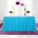 Handmade Tulle Table Skirt Tablecloth Decorative Tableware Cloth