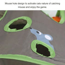 Hide and Seek Mouse Cat Toy 9 Holes Interactive Pet Cat Teaser Trainning