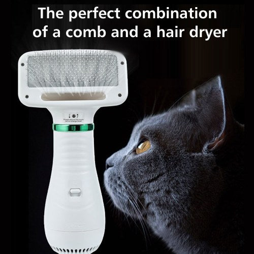 Pet Grooming Hair Dryer Blower with Slicker Brush Dog Hair Dryer