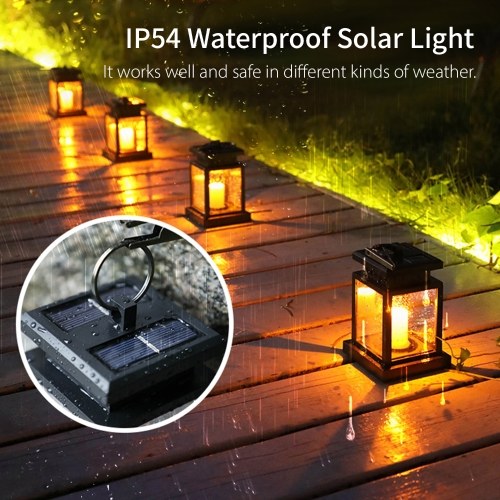 LED Solar Lights Garden Lights Hanging Lantern Star Candle Shape