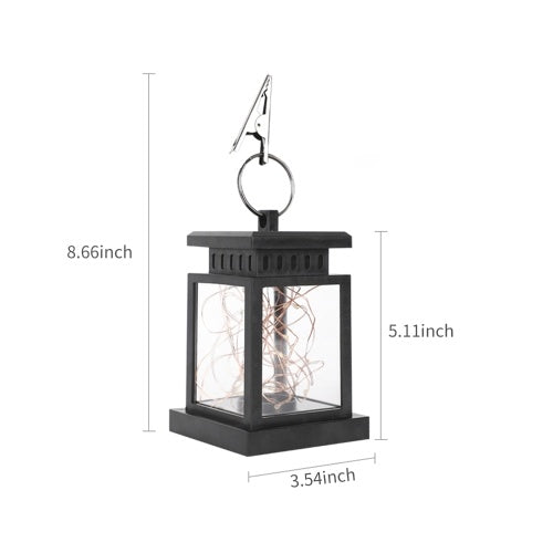 LED Solar Lights Garden Lights Hanging Lantern Star Candle Shape