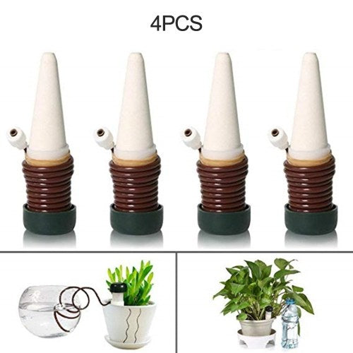 4pcs Plant Self Watering Spikes Garden Plant Watering Devices Automatic Irrigation Stakes