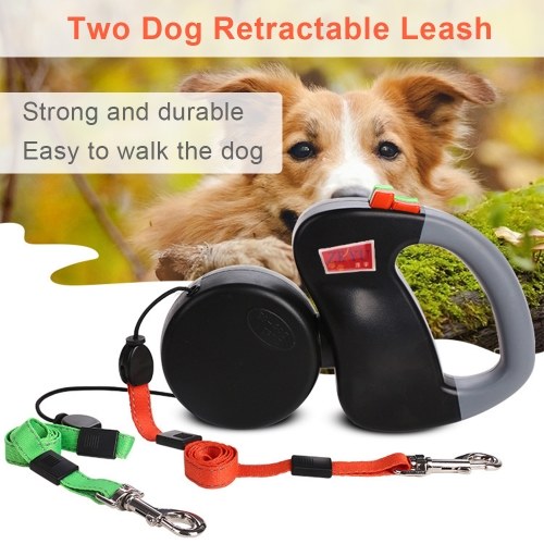 Two Dog Retractable Leash Dual Retractable Leash