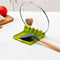 Kitchen Spatula Rack Utensil Rest with Drip Pad Heat-Resistant BPA-Free Spoon Rest Multiple Kitchen Utensil Holder