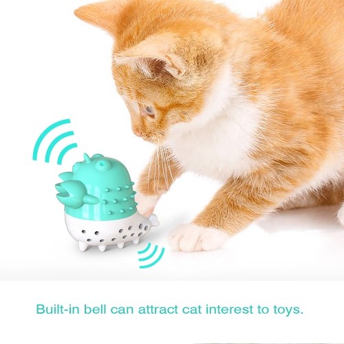 Cat Ball Toy Cat Interactive Toys USB Charging Pet Toy Rolling Kitty Toys