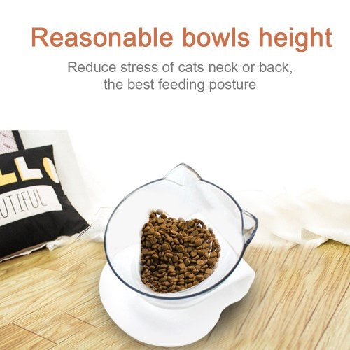 Double Cat Bowl Pet Food Water Bowl