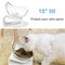 Double Cat Bowl Pet Food Water Bowl