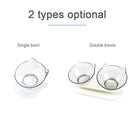 Double Cat Bowl Pet Food Water Bowl