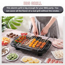 Smoke-less BBQ Grill Electric Griddle Removable Grill