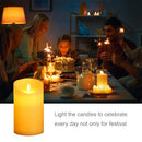 YK5012 Flameless LED Candle Light Bright Flickering Bulb Battery Operated Tea Light with Realistic Flames Fake Candle for Birthday/Wedding /Christmas