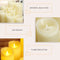 YK5012 Flameless LED Candle Light Bright Flickering Bulb Battery Operated Tea Light with Realistic Flames Fake Candle for Birthday/Wedding /Christmas