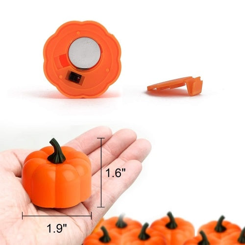 1pcs YK5013 Flameless LED Pumpkin Lantern Candle Light