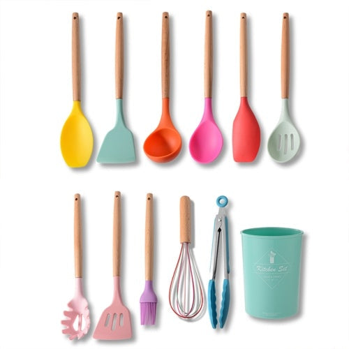 Silicone Kitchenware Set 11Pcs Kitchen Utensils Set