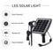 6V 1.8W LED Garden Lights Waterproof Solar Powered Outdoor  Spotlights