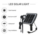 6V 1.8W LED Garden Lights Waterproof Solar Powered Outdoor  Spotlights