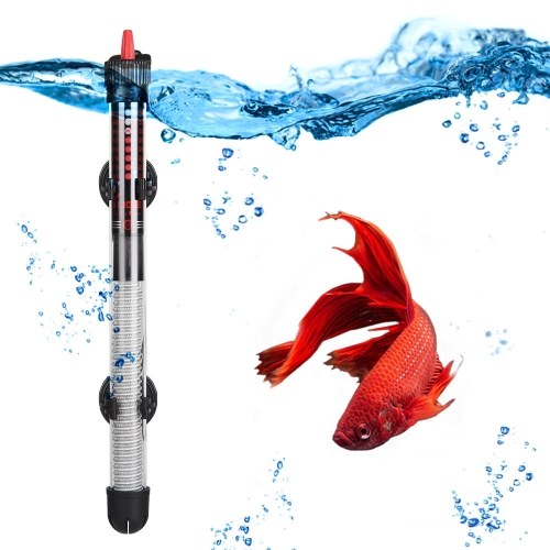 Aquarium Heater Submersible Auto Thermostat Heater Fish Tank Water Heater 25W Adjustable Temperature with Suction Cups