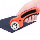 45mm Round Manual Blades Rotary Broach Fabric Cutter Sewing Tool