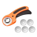 45mm Round Manual Blades Rotary Broach Fabric Cutter Sewing Tool