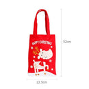 3pcs Christmas Gift Bags with Handles Reusable Grocery Bags