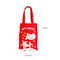 3pcs Christmas Gift Bags with Handles Reusable Grocery Bags