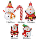 5pcs Christmas Foil Balloons