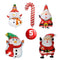 5pcs Christmas Foil Balloons