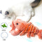 Electric Moving Cat Kicker Shrimp Toy