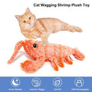 Electric Moving Cat Kicker Shrimp Toy