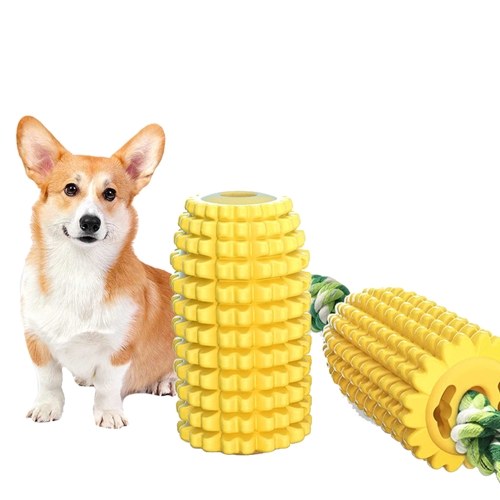 Dog Corn Chew Toy Puppy Toothbrush Toys