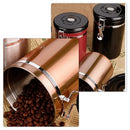 Stainless Steel Airtight Canister Coffee Bean Canister